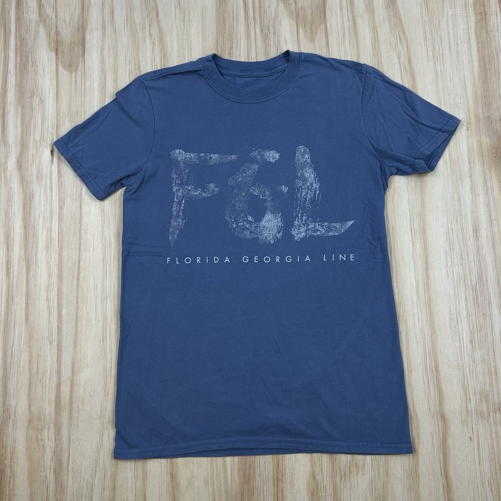 Florida Georgia line FGL May We All T Shirt‎ Small Blue Tour Music Band Country